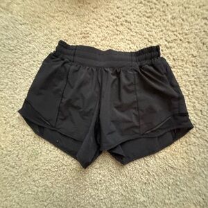 lululemon athletica Black Athletic Shorts 4 inch